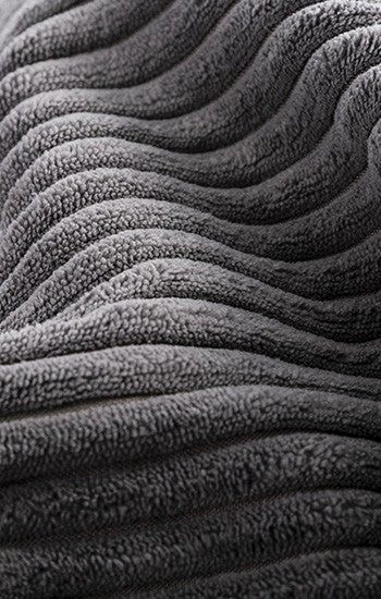 Housse Pouf Velours Côtelé