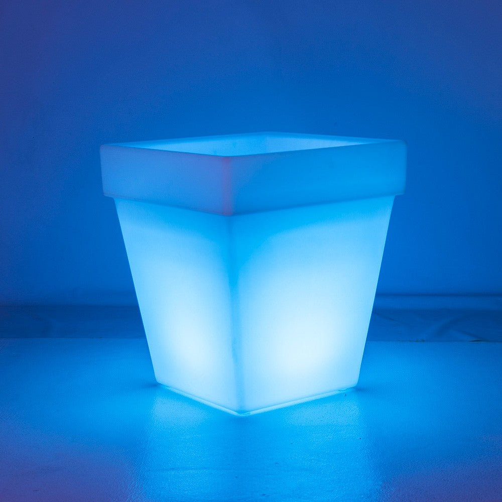 Vaso Luminoso a LED Multicolore 60 x 66 cm - Quadrato XXL