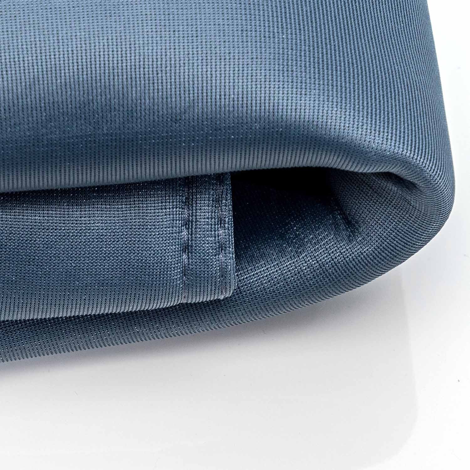 Rectangular pool pouf cover empty Anthracite Gray