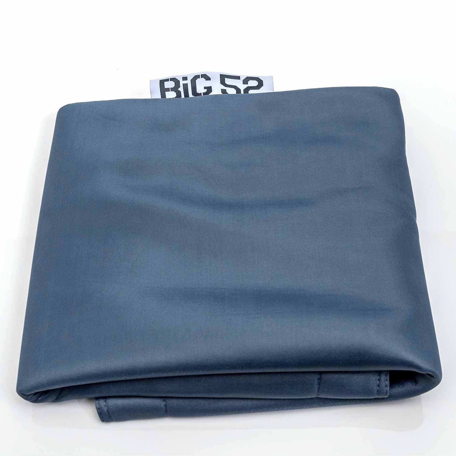 Rectangular pool pouf cover empty Anthracite Gray