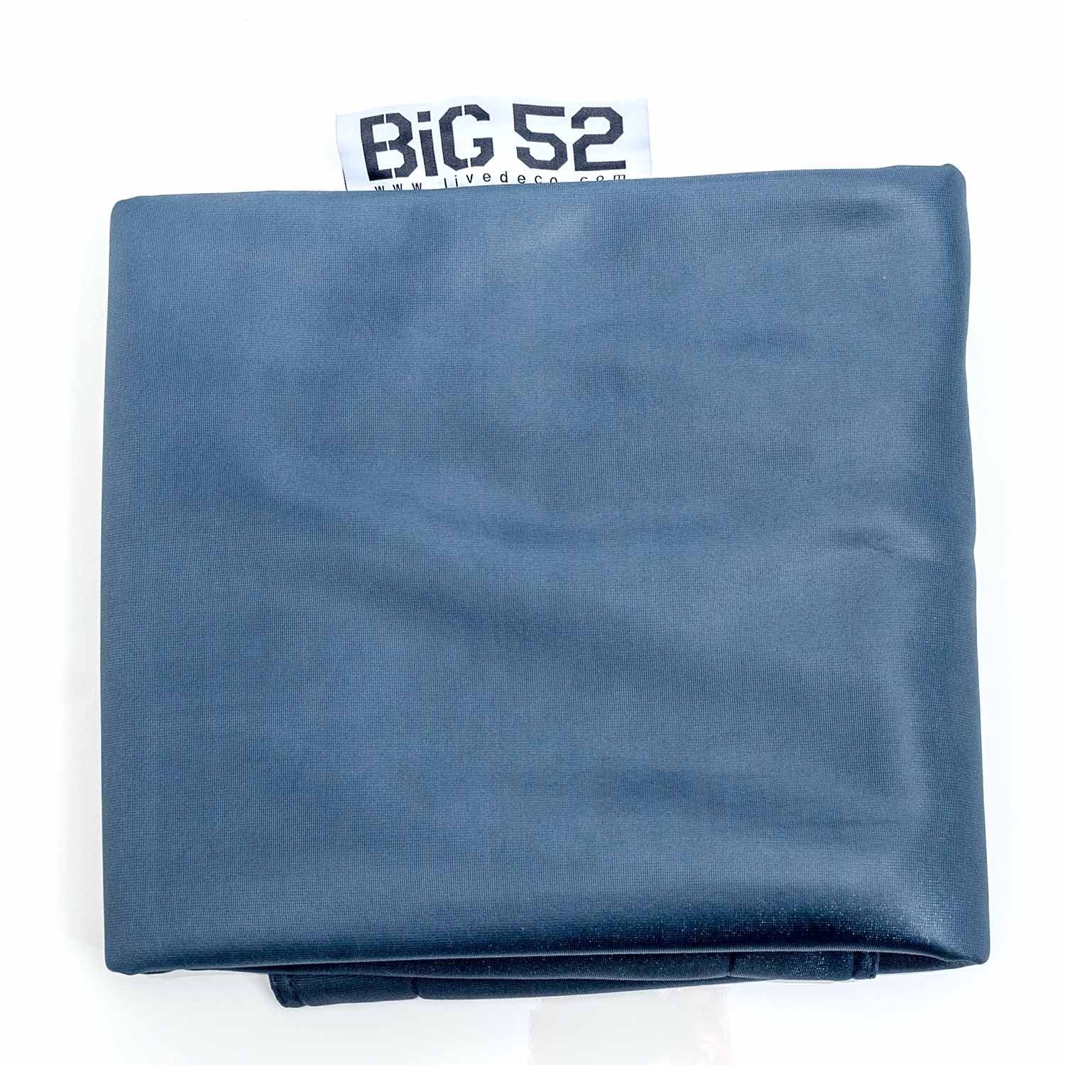 Rectangular pool pouf cover empty Anthracite Gray