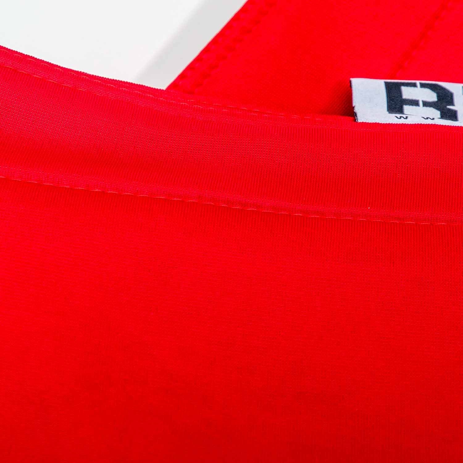 Copertura pouf piscina rettangolare vuota Rosso