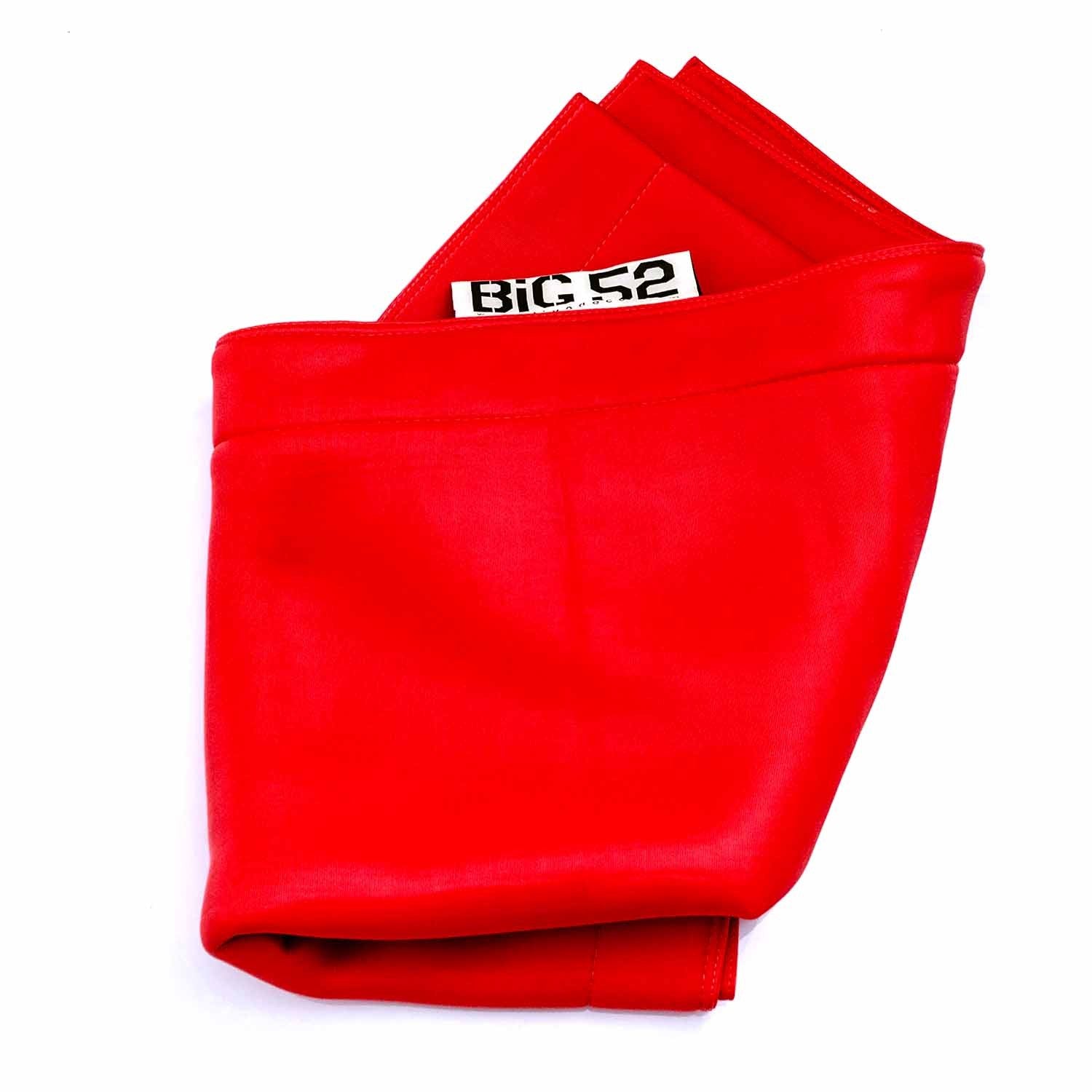 Copertura pouf piscina rettangolare vuota Rosso