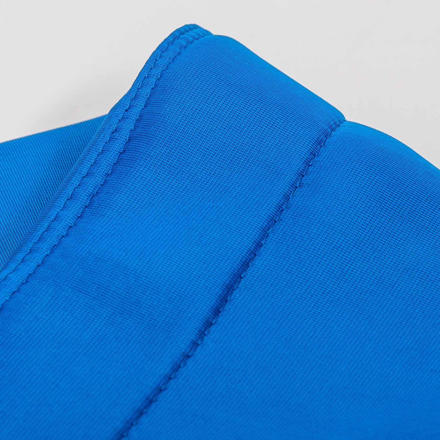 Funda puf piscina rectangular vacía Azul