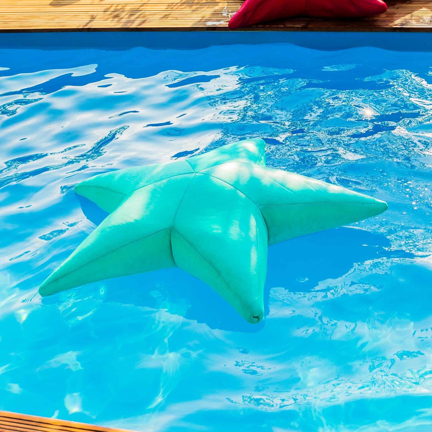 Pouf Piscina, Stella Marina Blu Turchese