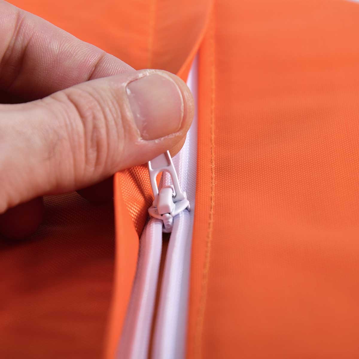 Riesiger XL Hocker Orange