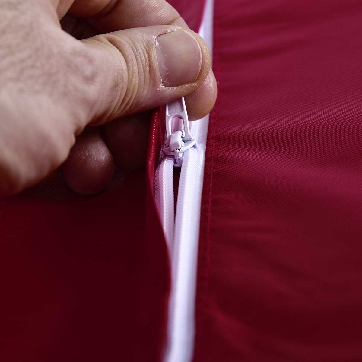 Riesiger XL Pouf Bordeaux