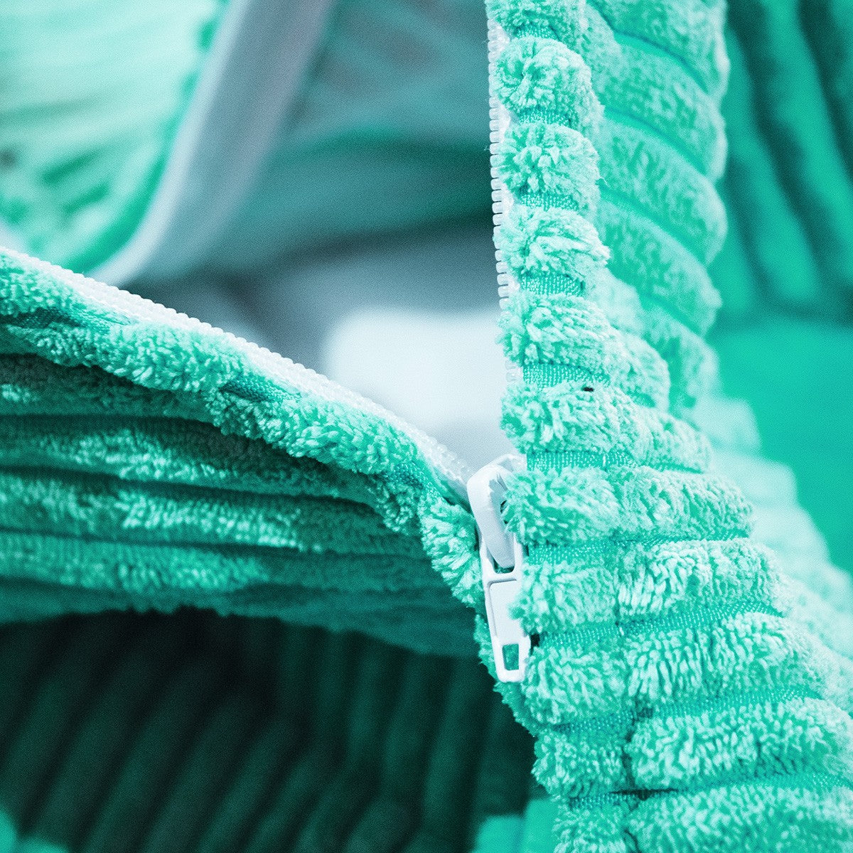 Kinder Sitzsack Samt Cord Türkis