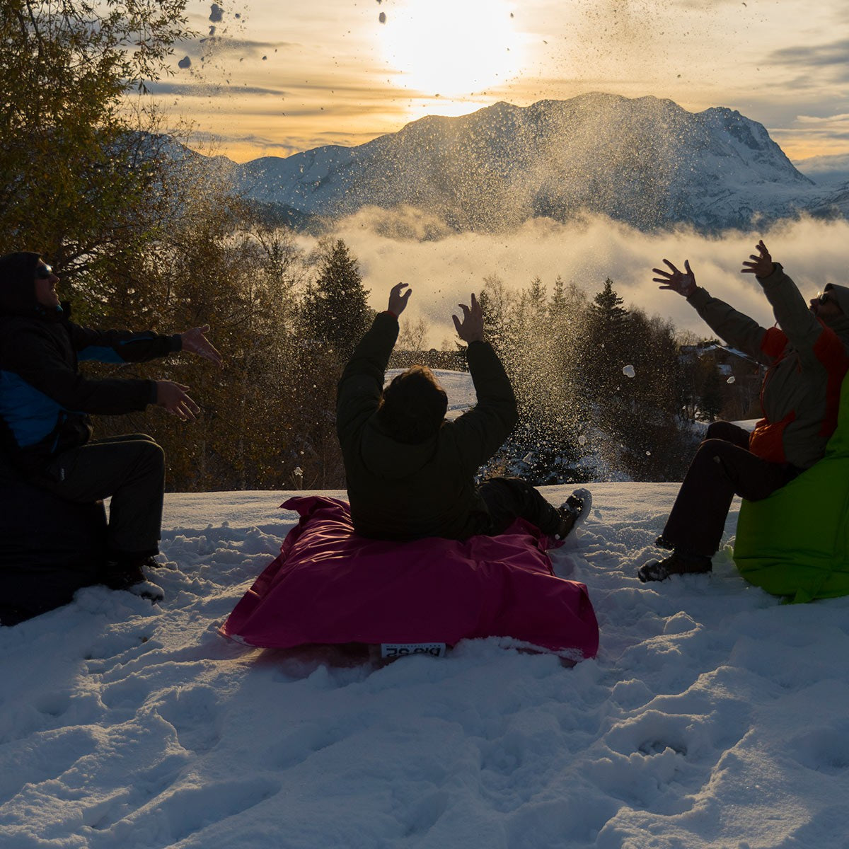 Riesiger XXL Sitzsack Beige