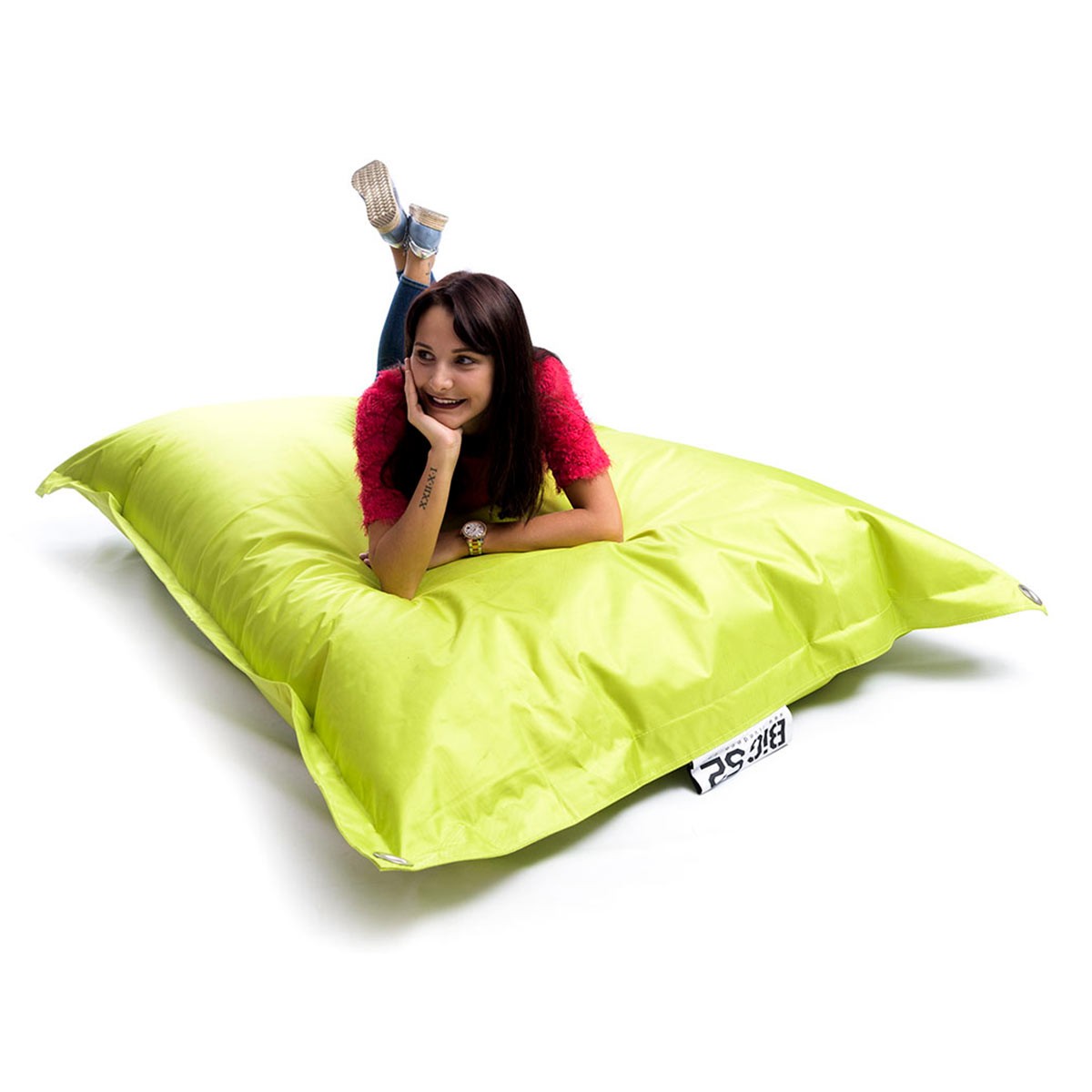 Pouf Esterno Verde Lime IRON RAW