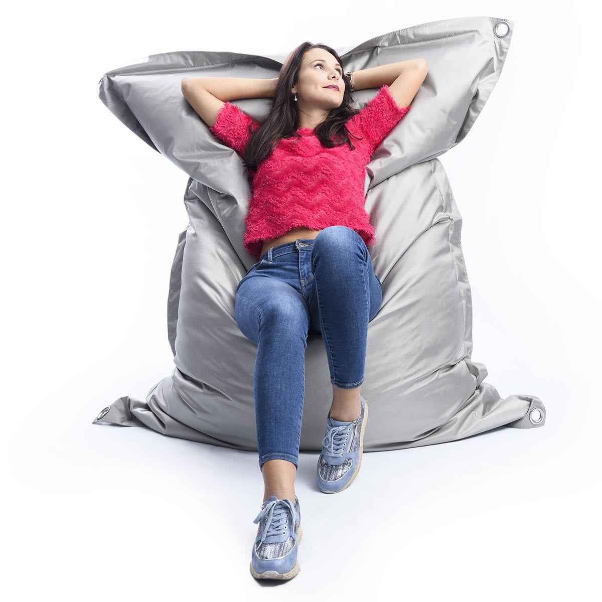 Pouf Esterno Grigio IRON RAW