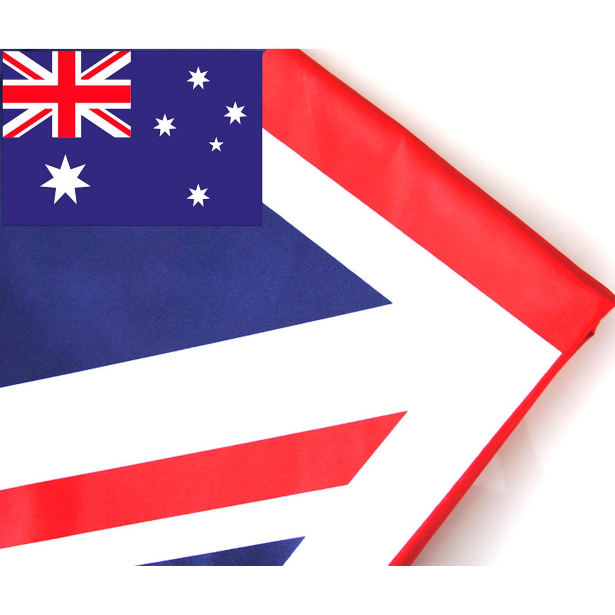 Leerer Poufbezug Australienflagge