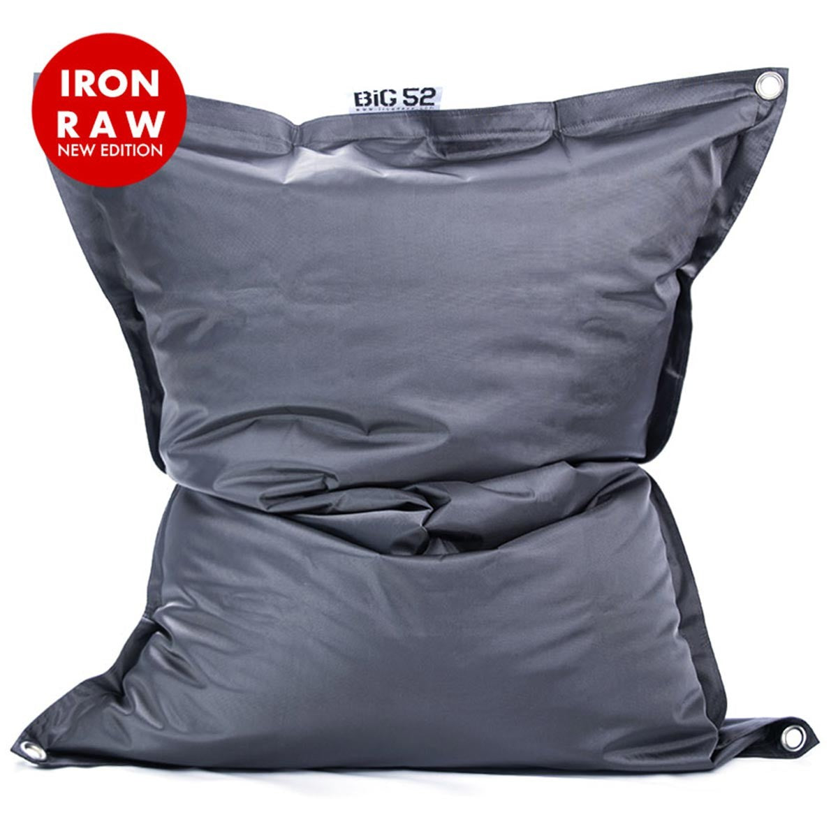 Housse Vide Pouf Extérieur IRON RAW Anthracite