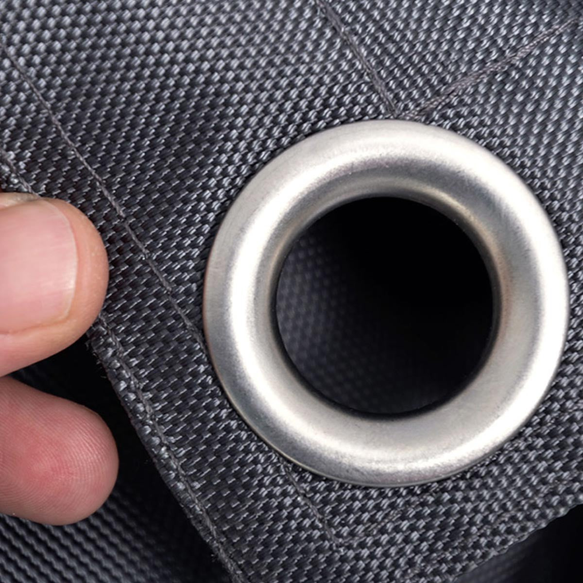 Housse Vide Pouf Extérieur IRON RAW Anthracite