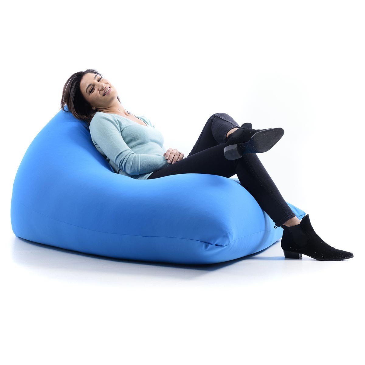 Stretch Sitzsack Berlingot Blau