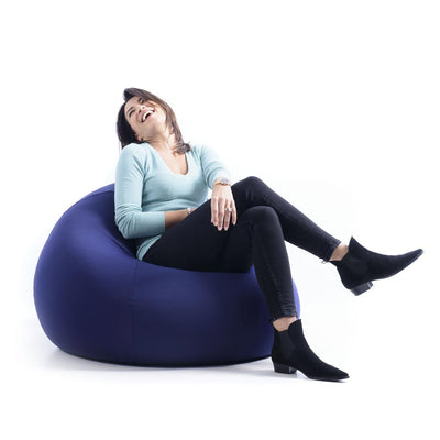 Stretch Sitzsack Marineblau