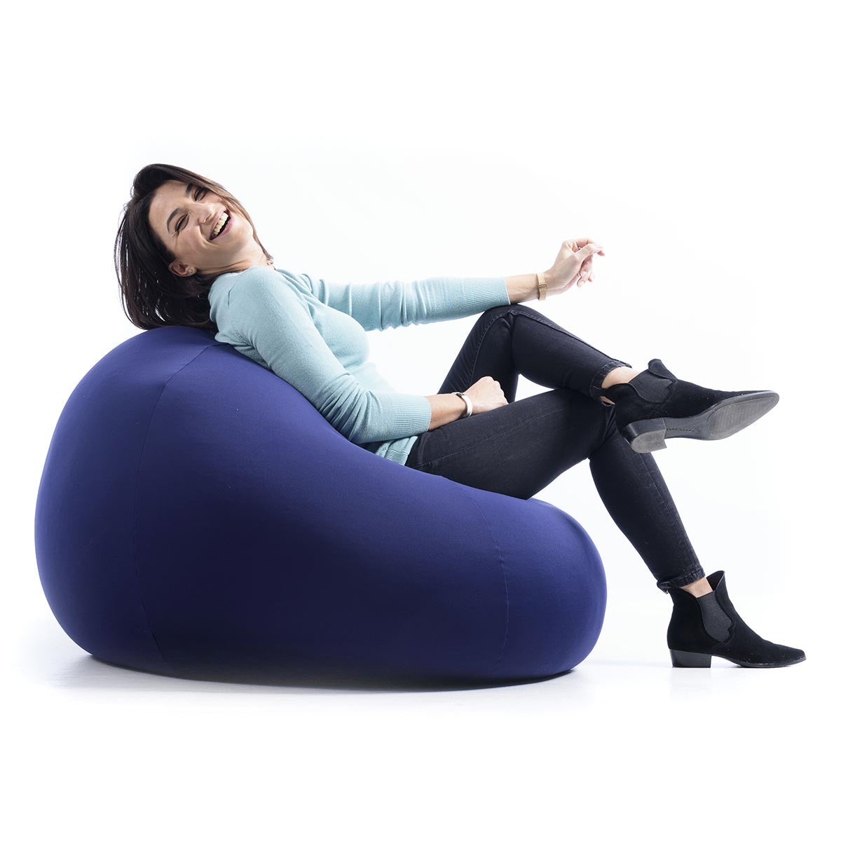 Stretch Sitzsack Marineblau