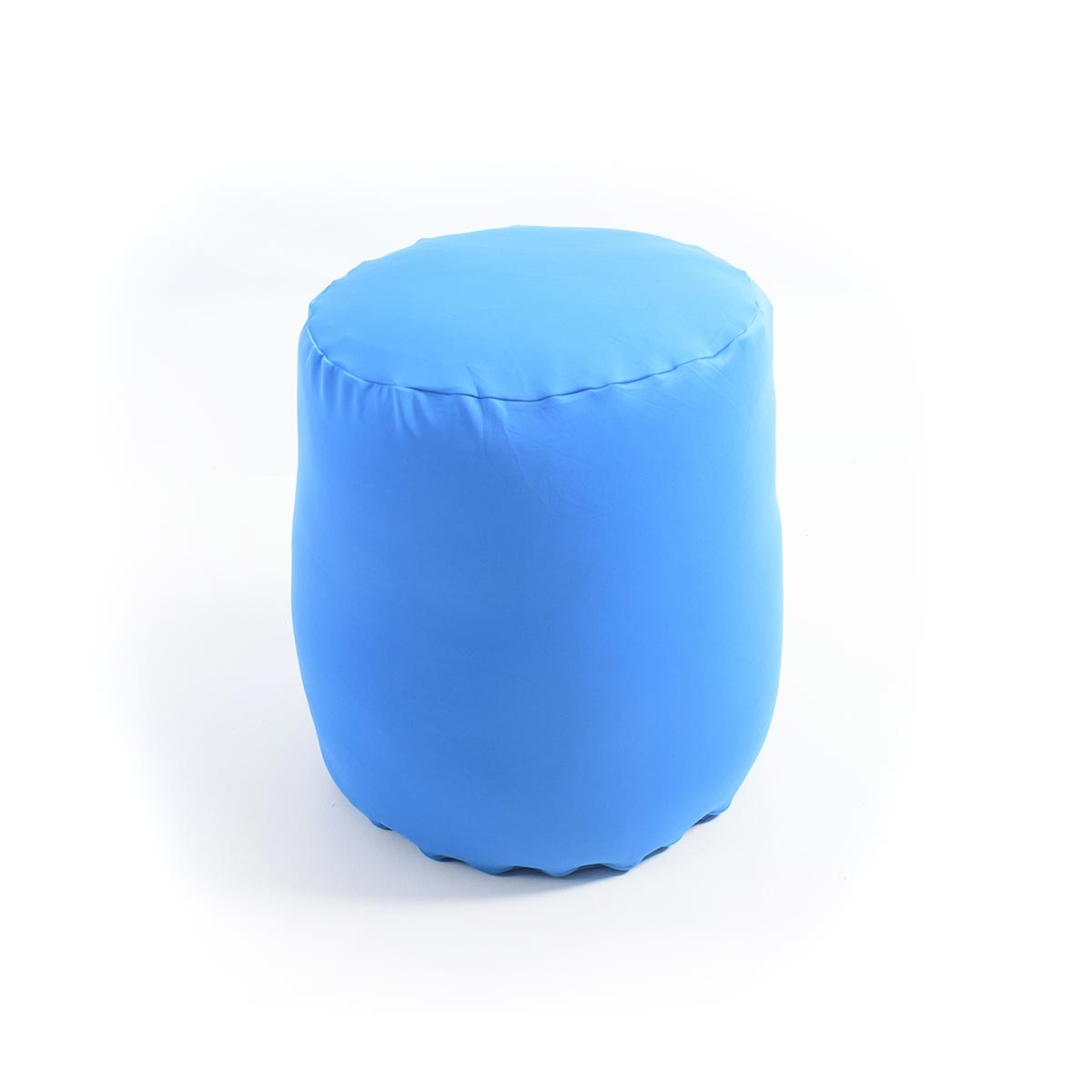 Pouf Fußstütze Stretch Blau