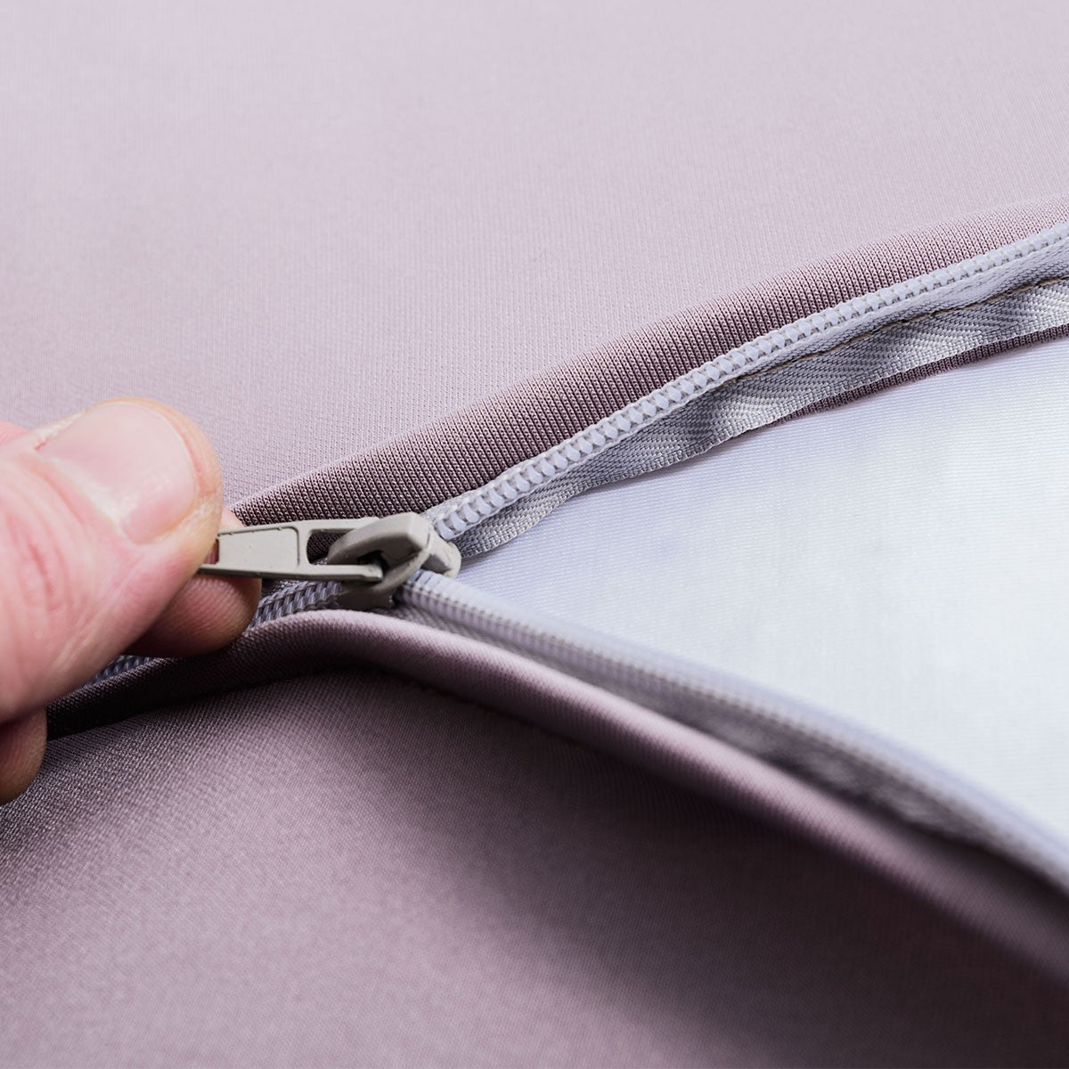 Stretch Pouf Berlingot Taupe