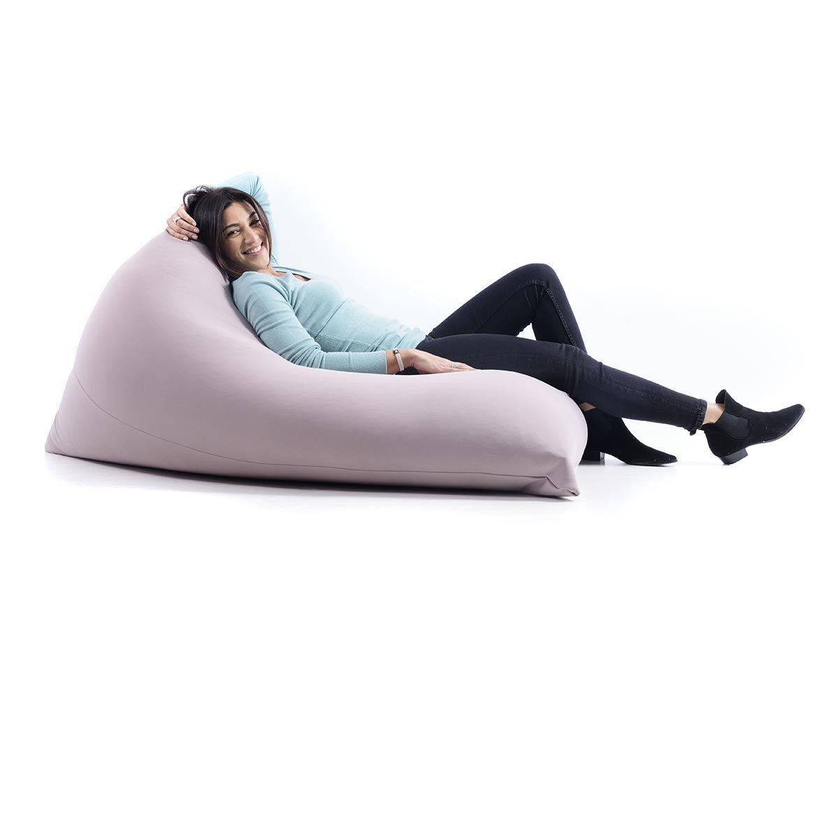 Stretch Pouf Berlingot Taupe