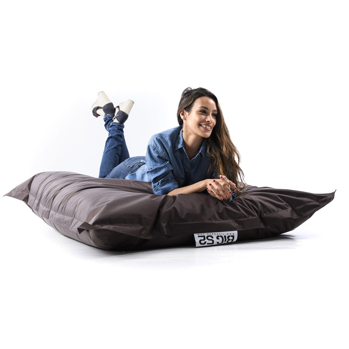 Riesiger XXL Hocker Braun