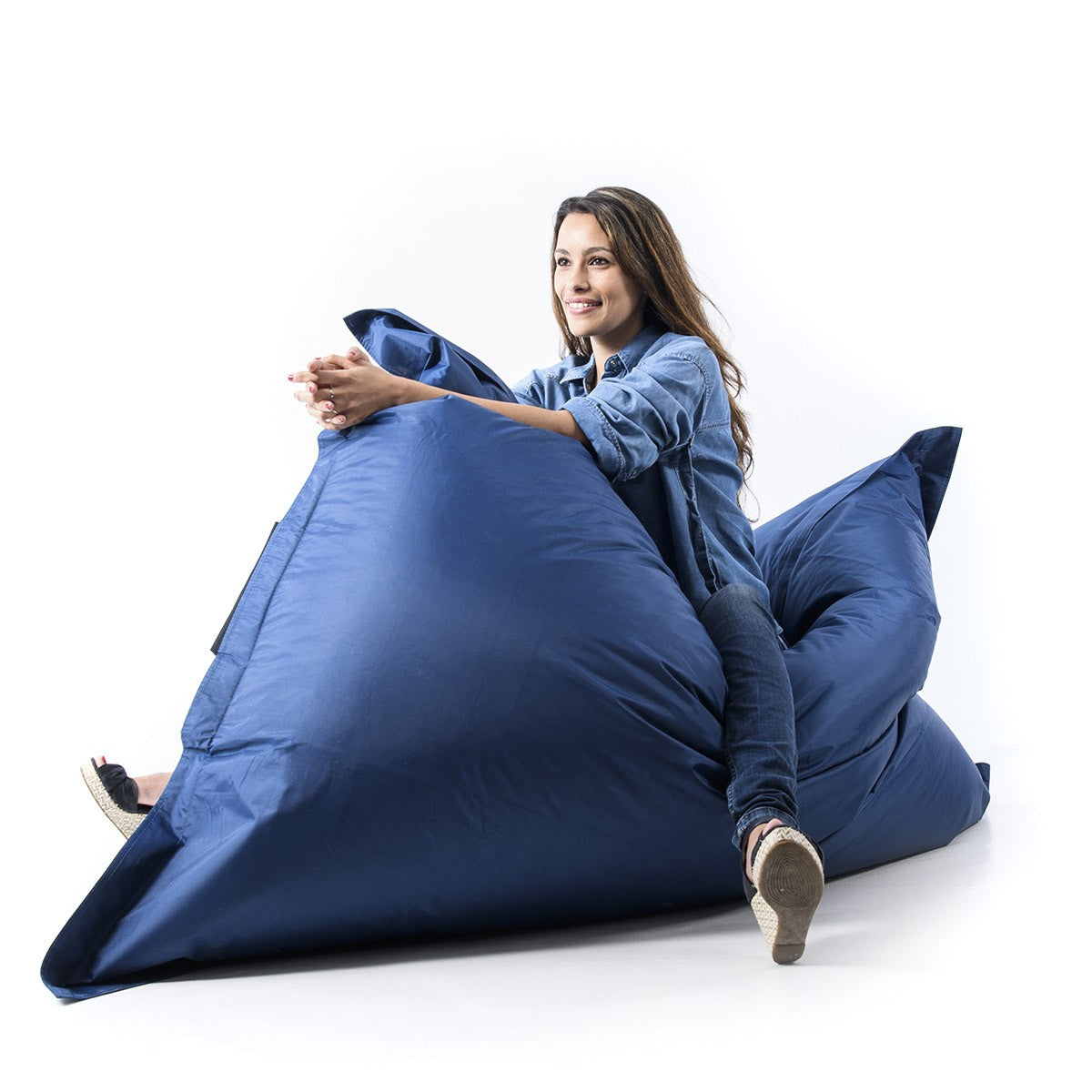 Riesiger XXL Sitzsack Marineblau