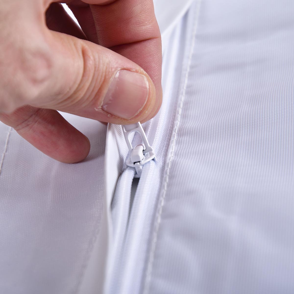 Riesiger XXL Hocker Weiß