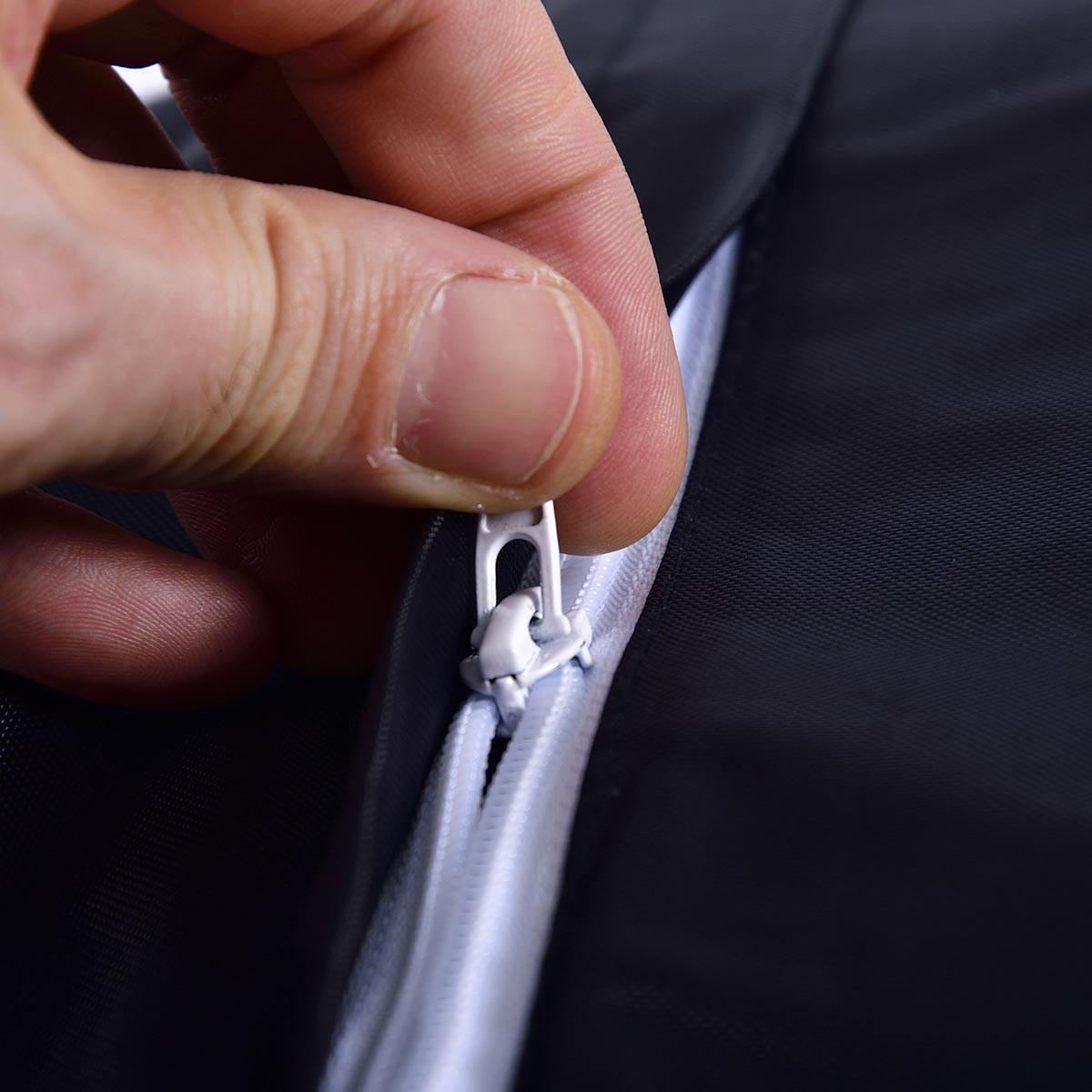 Hülle Leerer Pouf XXL Schwarz KLASSISCH