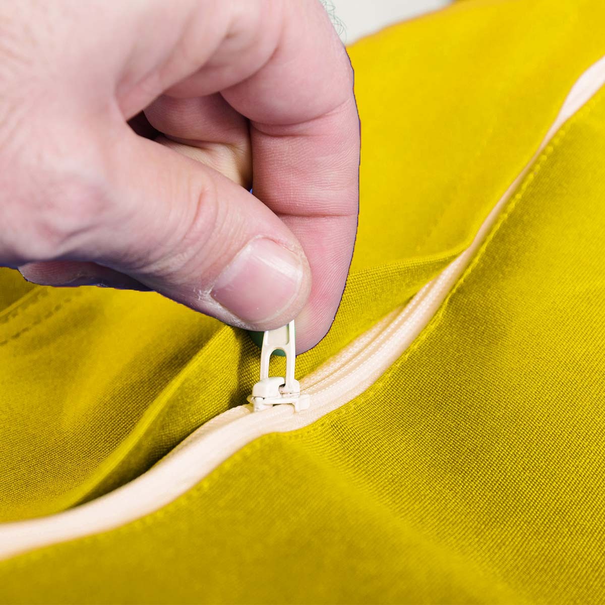 Yellow Boat Sail Pouf