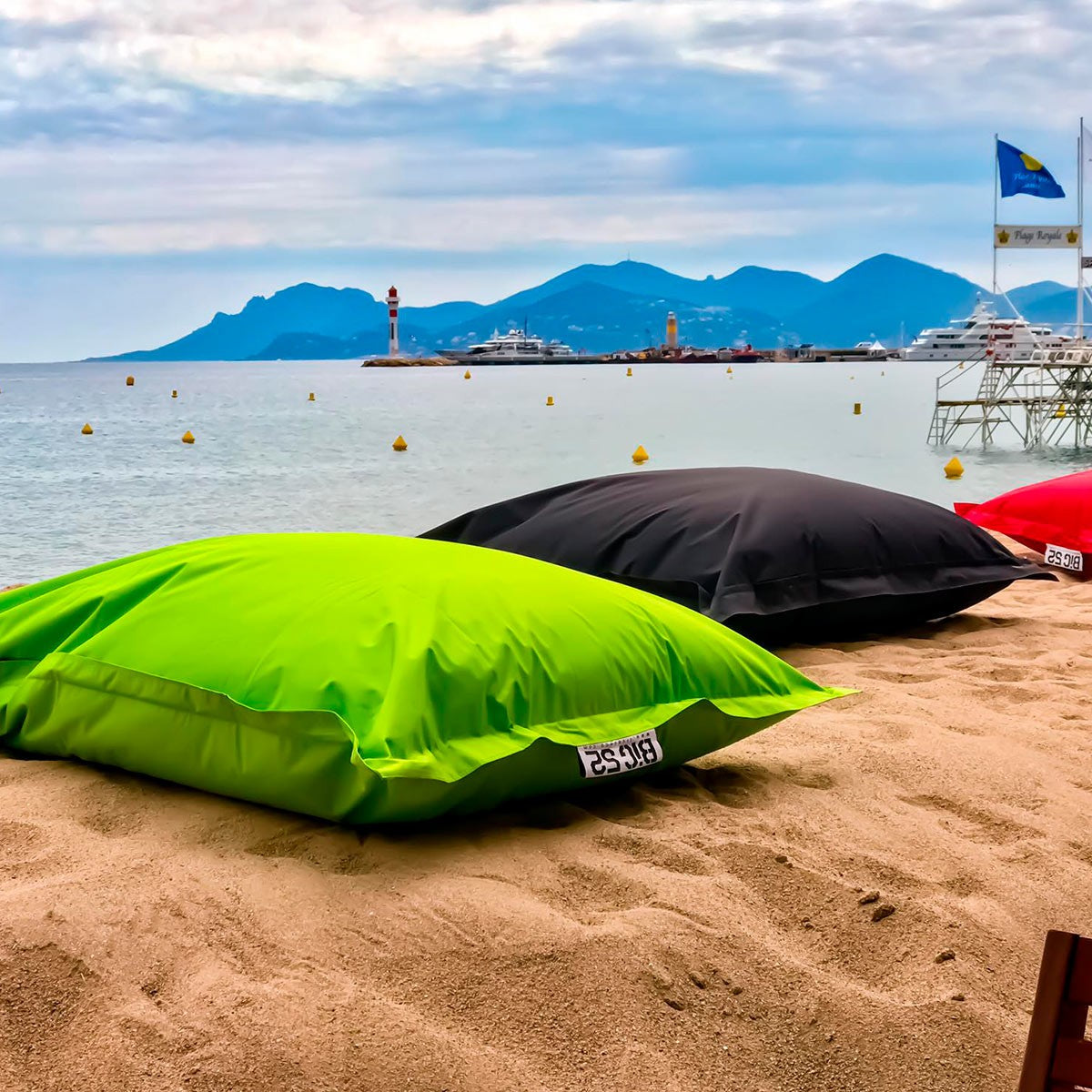 Riesiger XXL Sitzsack Anthrazit