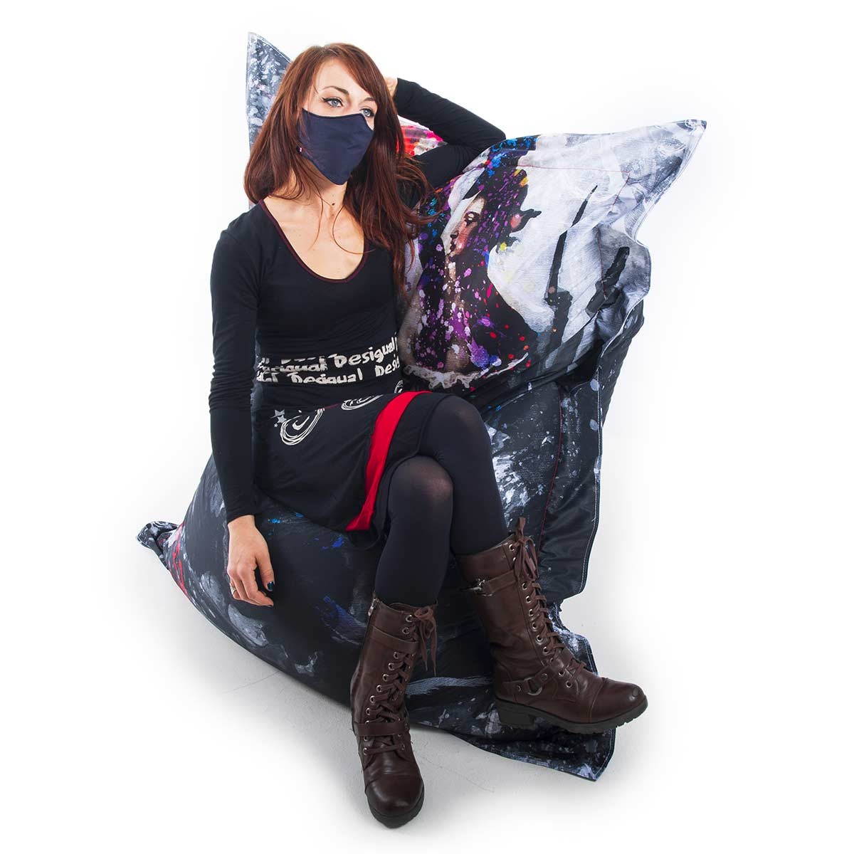 Riesiger Pouf ART52® - Marianne Dunkel