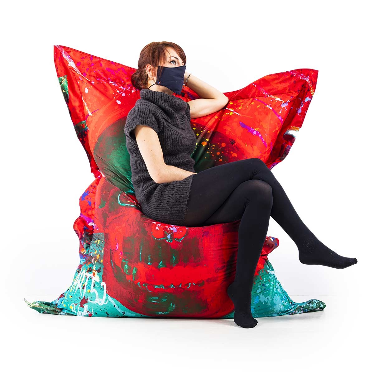 Riesensitzsack ART52® - Rote Eitelkeit