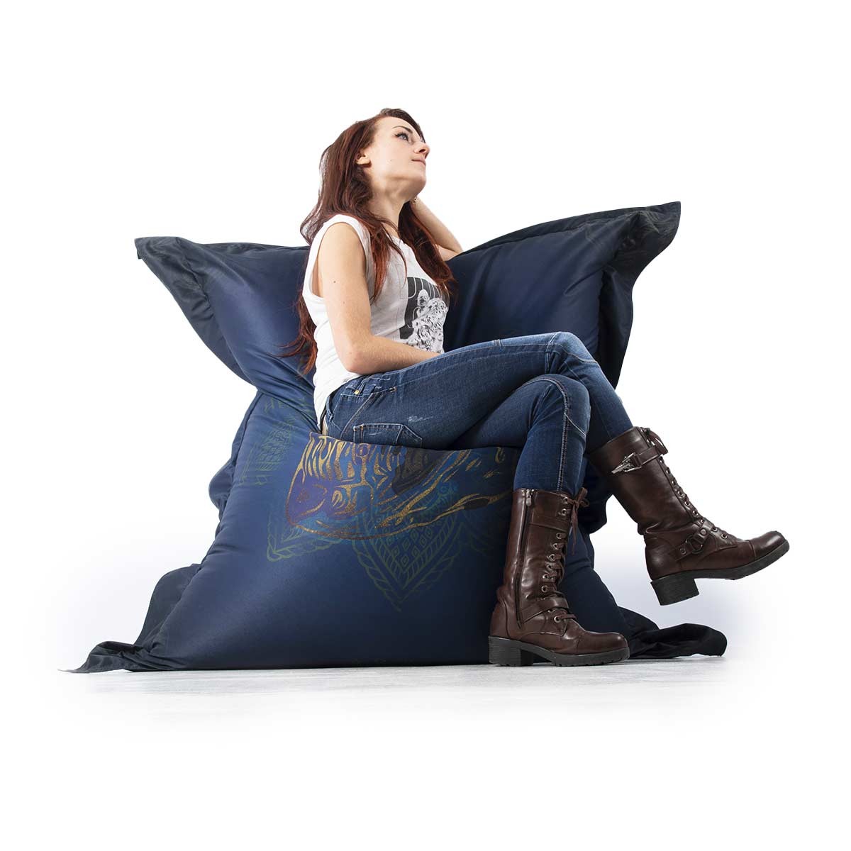 Riesensitzsack ART52® - Goldener Schädel