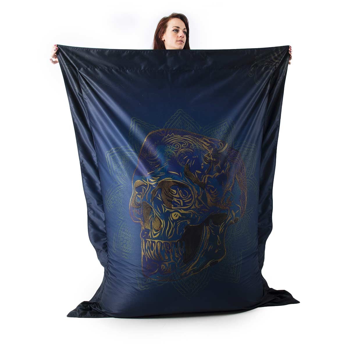 Riesensitzsack ART52® - Goldener Schädel