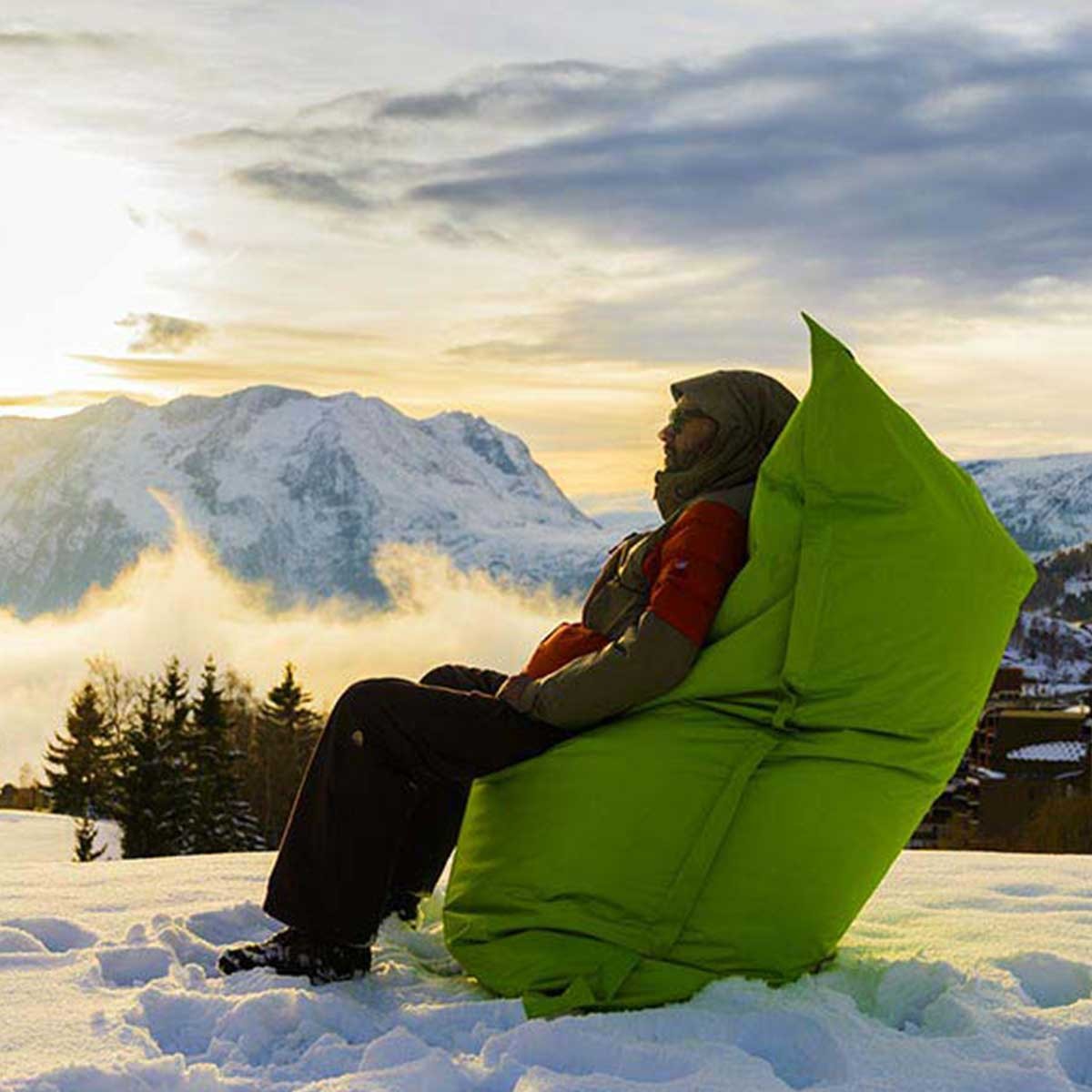 Riesiger XXL Sitzsack Entenblau