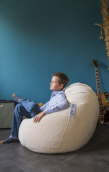 Pouf Velours Côtelé