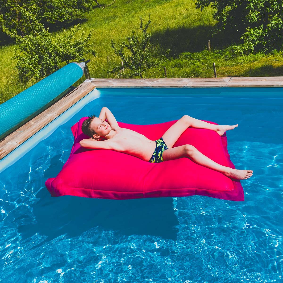 Pool-Pouf Rosa