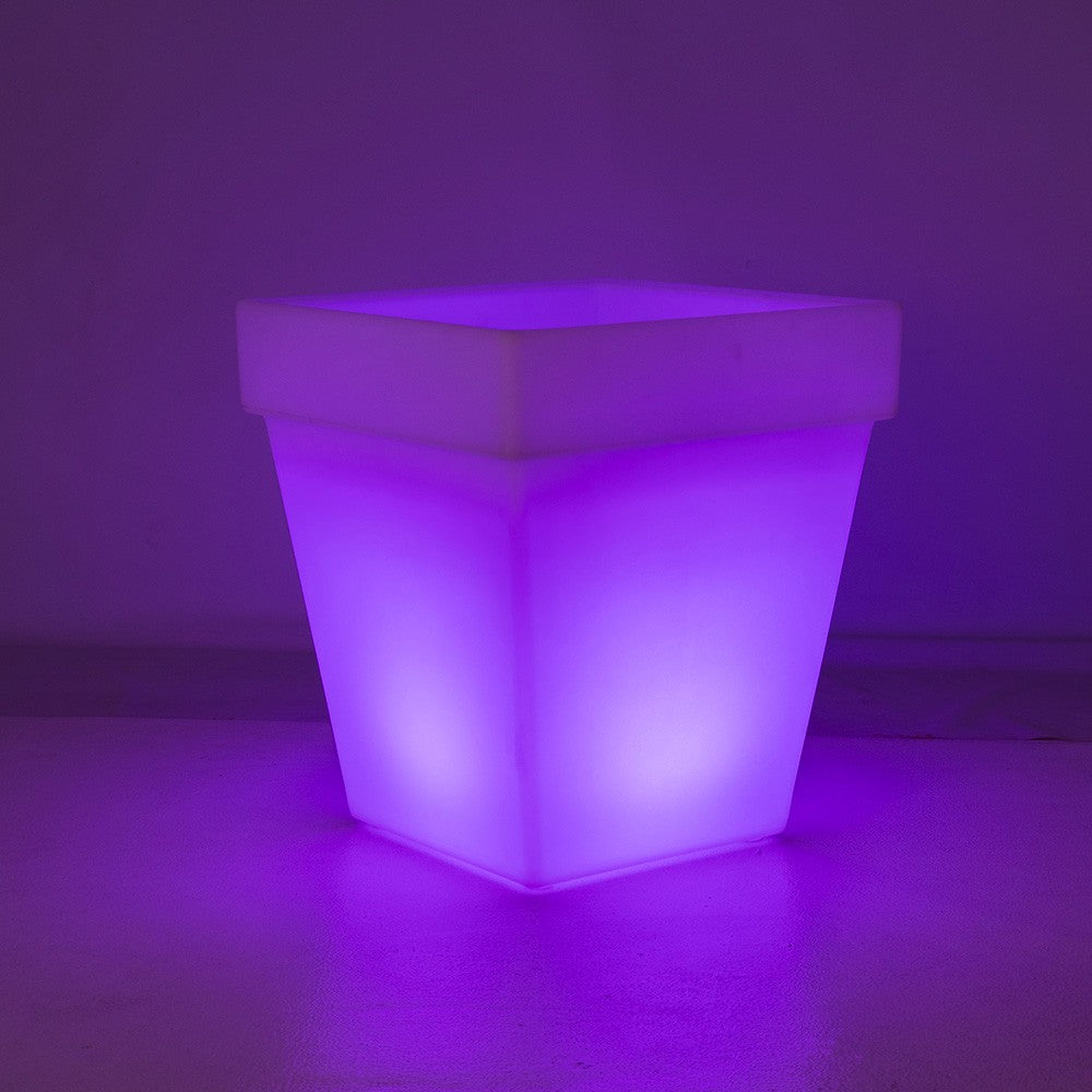 Multicolor LED Light Pot 60 x 66 cm - Square XXL