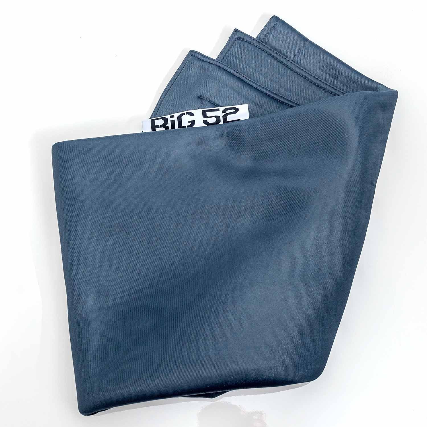 Hülle rechteckiger leerer Pool-Pouf Anthrazitgrau