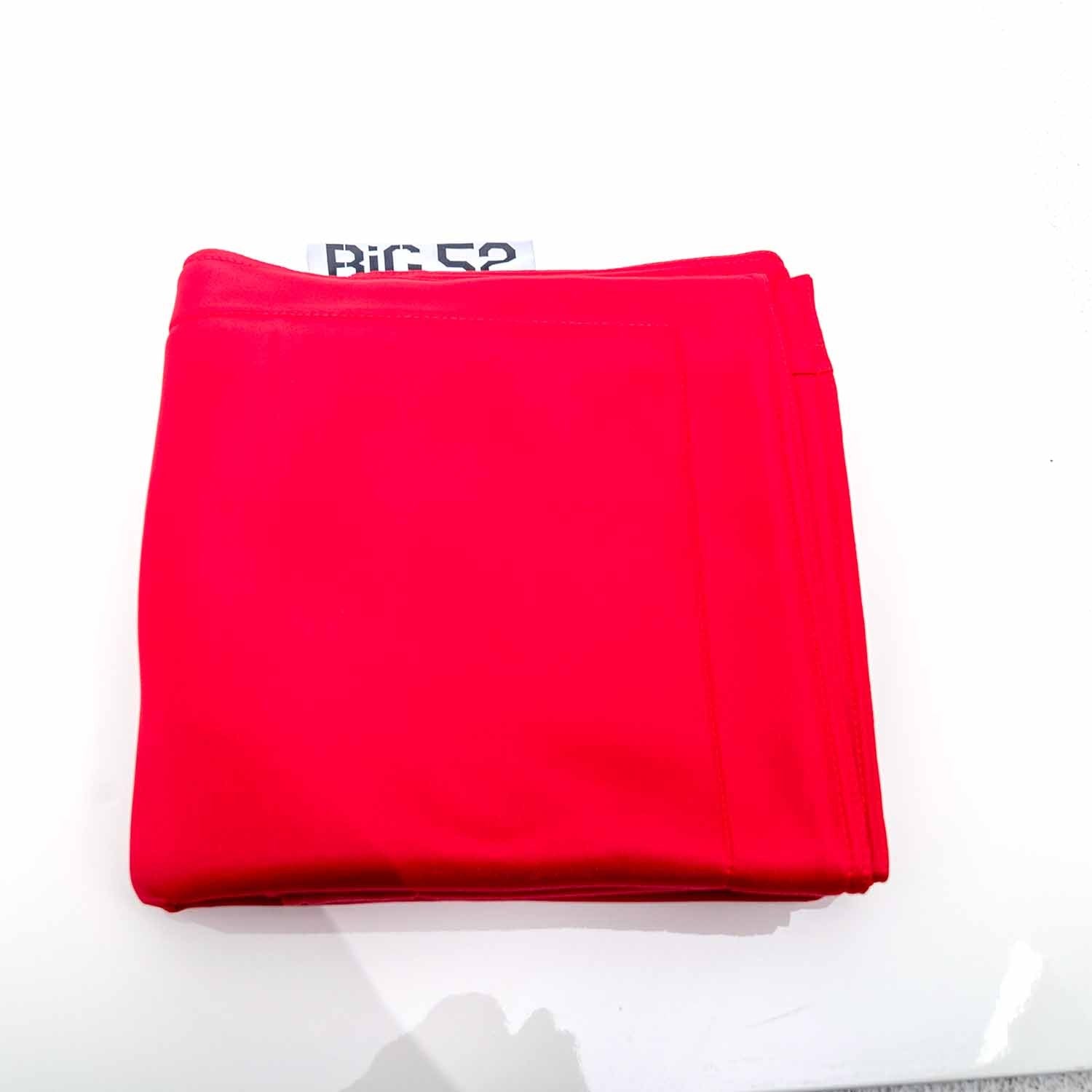 Housse  pouf piscine rectangulaire vide Rouge