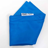 Housse  pouf piscine rectangulaire vide Bleu