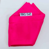 Housse  pouf piscine rectangulaire vide Rose