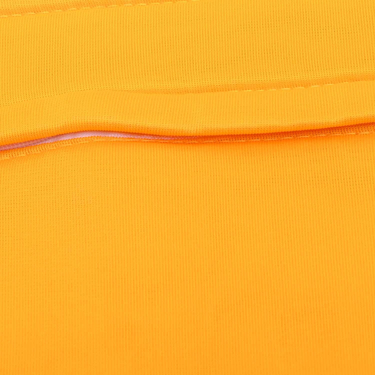 Funda puf piscina rectangular vacía Amarilla