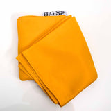 Funda puf piscina rectangular vacía Amarilla