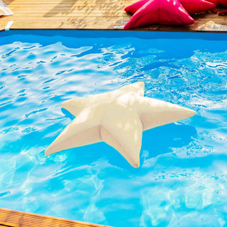 Poolpouf, beige Seestern