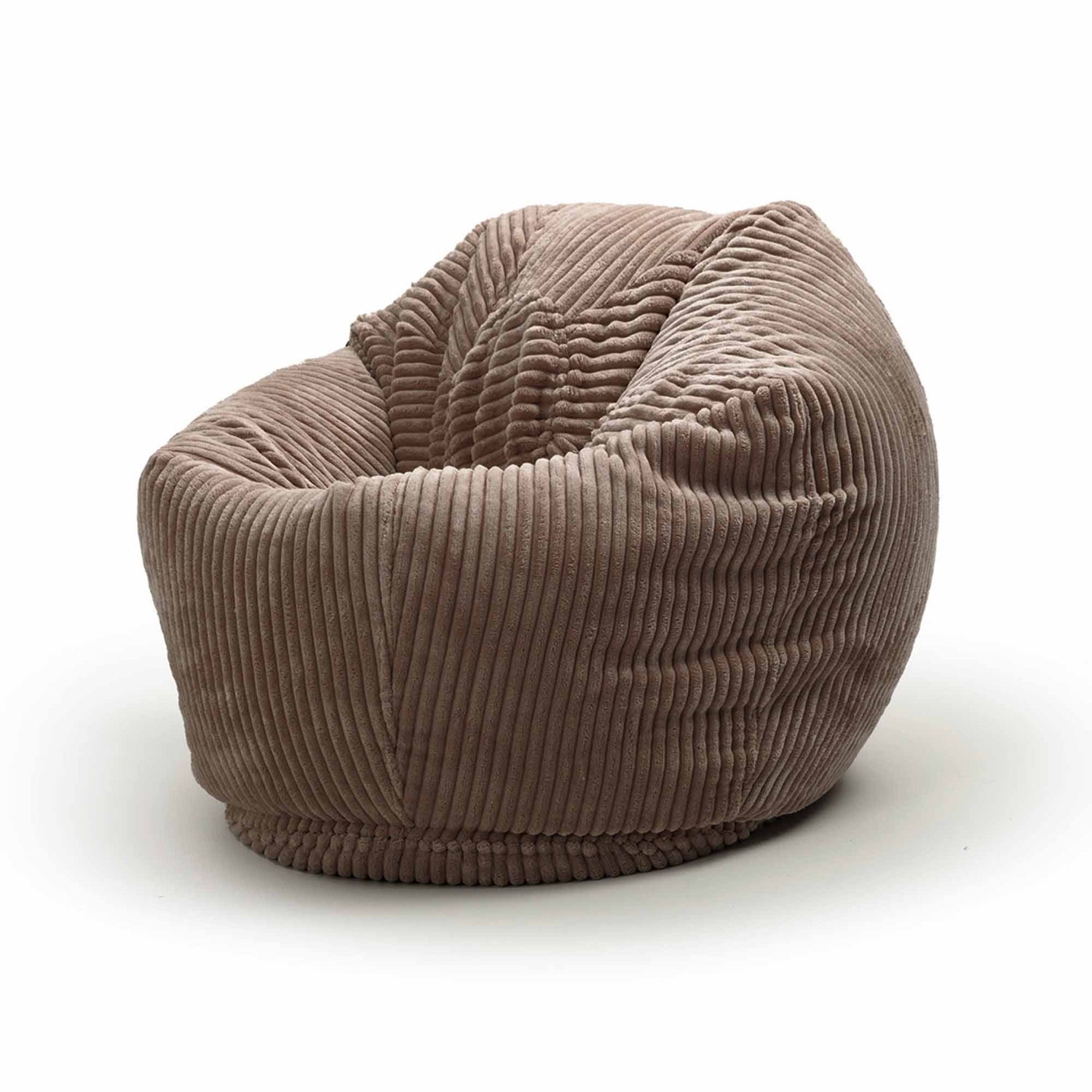 Kinder Sitzsack Samt Cord Braun