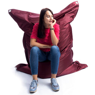 Außenpouf Pflaume IRON RAW