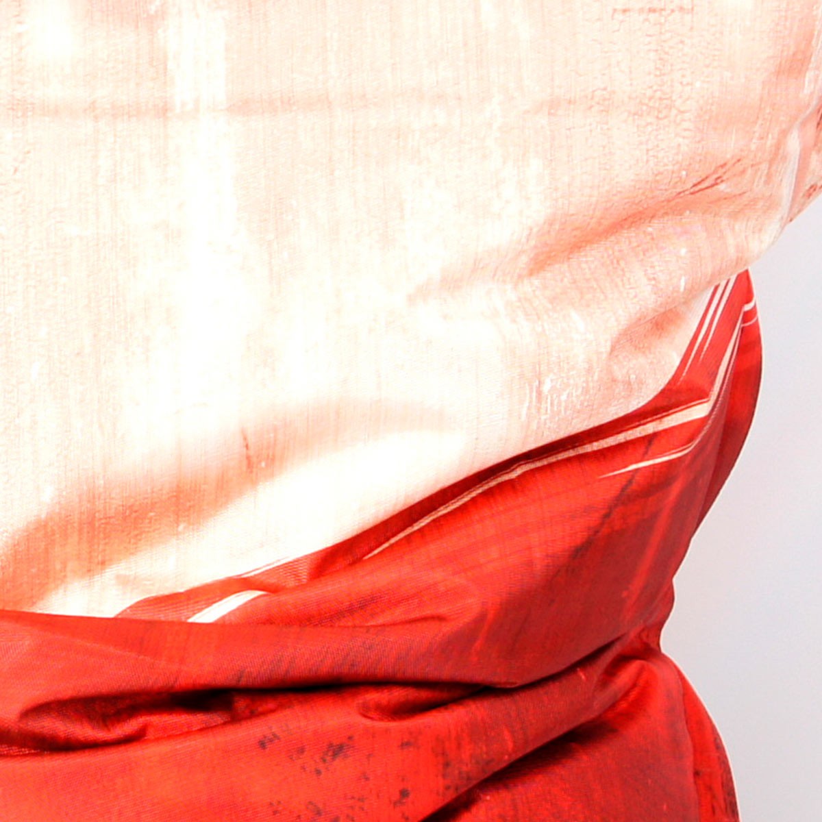 Vintage Hocker Französische Flagge