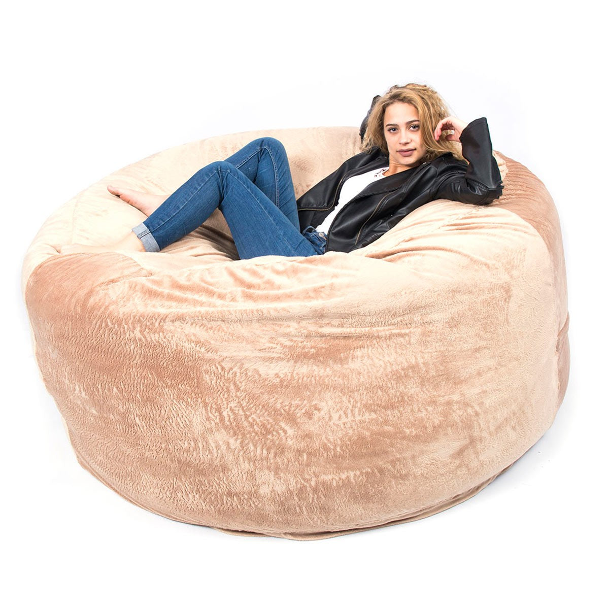 Pouf Gigante Rotondo XXL Polare Beige