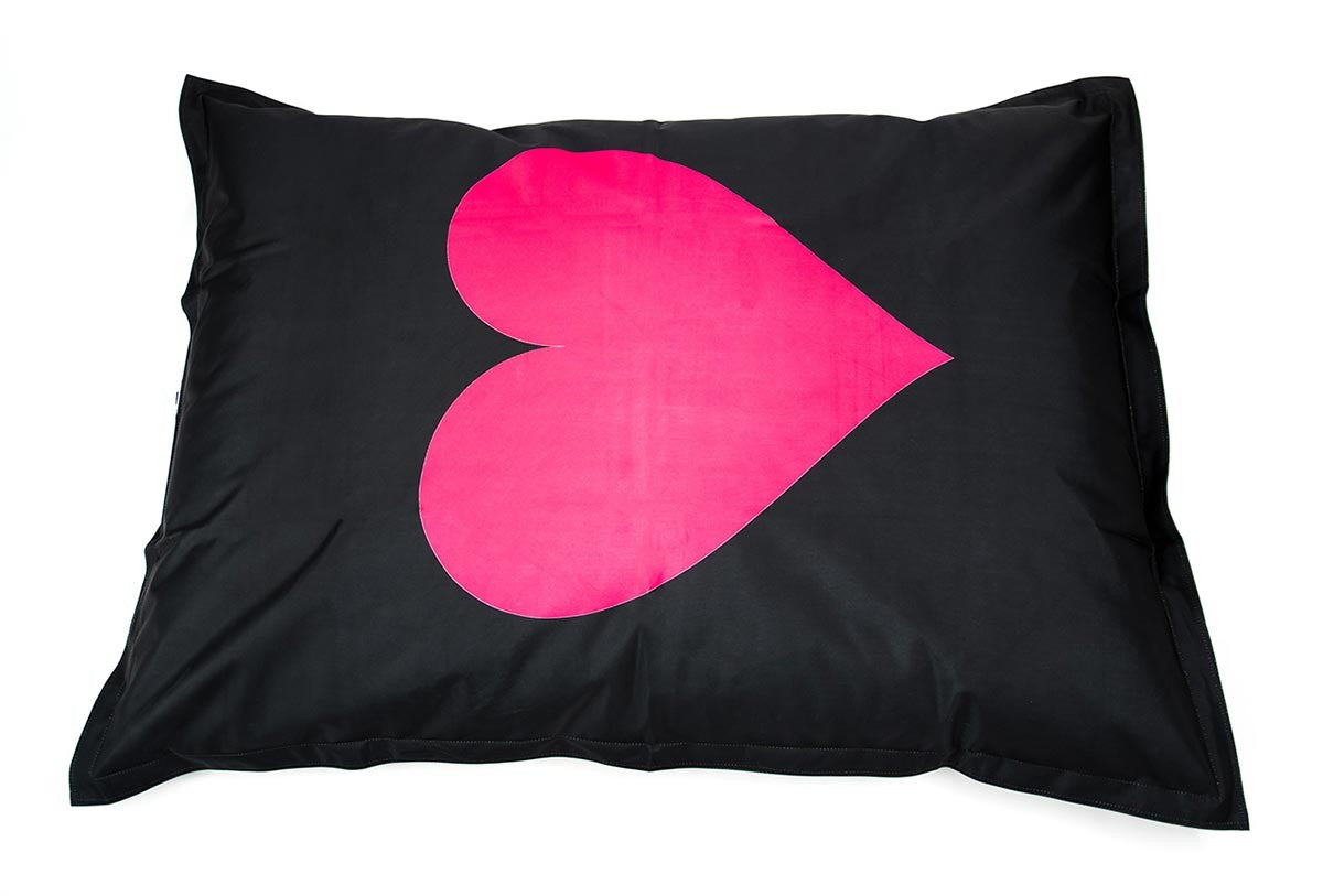 Herz-Pouf Rosa